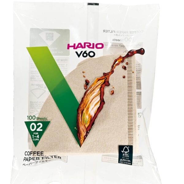 Hario papierové filtre Misarashi V60-02 100 ks