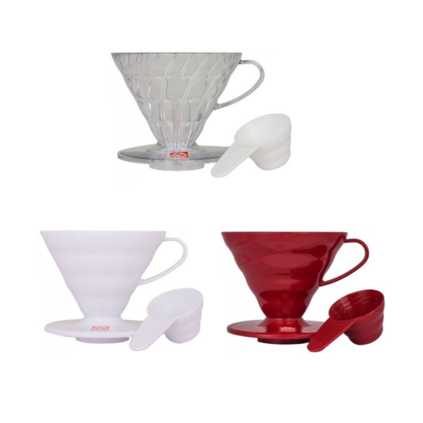 Hario dripper plastový V60 - 02